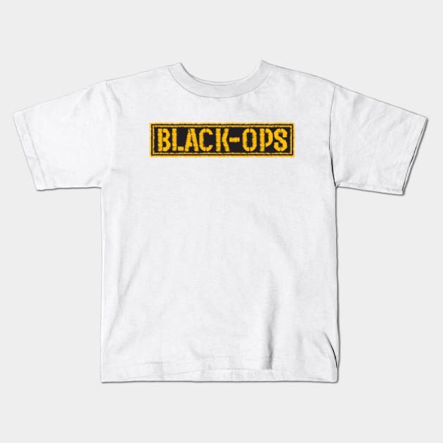 Black Ops patch v.3 Kids T-Shirt by Kunstlerstudio